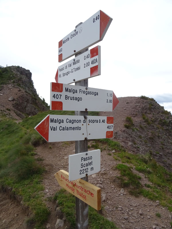 Catena dei Lagorai...da Pergine al Passo del Manghen